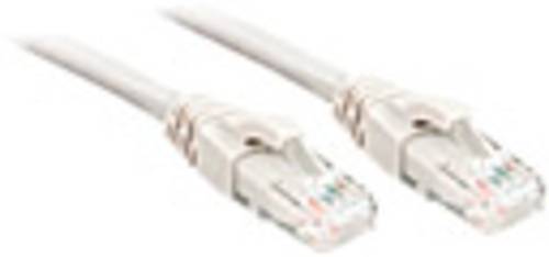 LINDY 48090 RJ45 Netzwerkkabel, Patchkabel CAT 6 U/UTP 0.30m Weiß von Lindy