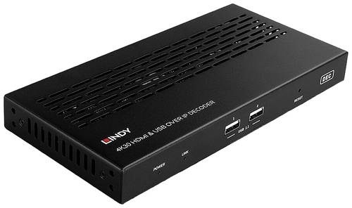 LINDY 4K30 HDMI & USB over IP Extender - Decoder Extender (Verlängerung) von Lindy