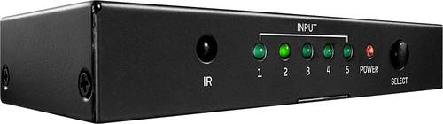 LINDY 5 Port HDMI 18G Switch 5 Port HDMI-Switch mit Fernbedienung 3840 x 2160 Pixel LINDY 5 Port HDMI 18G Switch 5 Port HDMI-Switch mit Fernbedienung 3840 x 2160 Pixel von Lindy