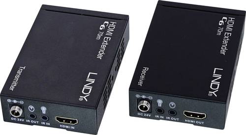 LINDY 70m C6 HDMI 4K Extender HDBaseT HDMI Extender über Netzwerkkabel RJ45 70m von Lindy