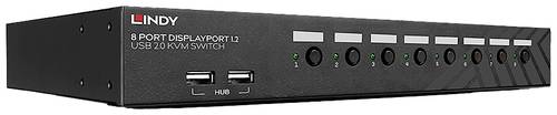 LINDY 8 Port DisplayPort 1.2 USB 2.0 KVM Switch 8 Port KVM-Umschalter Display-Port 3840 x 2160 Pixel LINDY 8 Port DisplayPort 1.2 USB 2.0 KVM Switch 8 Port KVM-Umschalter Display-Port 3840 x 2160 Pixel von Lindy