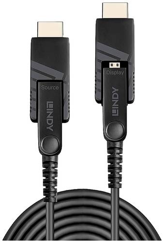 LINDY Anschlusskabel HDMI-Micro-D Stecker, HDMI-Micro-D Stecker 10.00m Schwarz 38320 HDMI-Kabel von Lindy