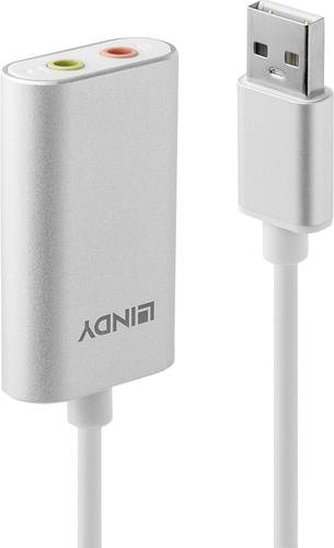 LINDY Audio Konverter USB Typ A auf Audio Konverter [USB - Klinke] von Lindy