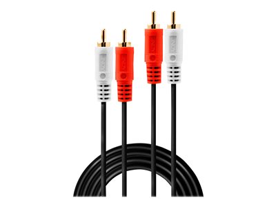 LINDY Audiokabel 1m 2xRCA 2xRCA (Chinch) m/m vergoldet von Lindy