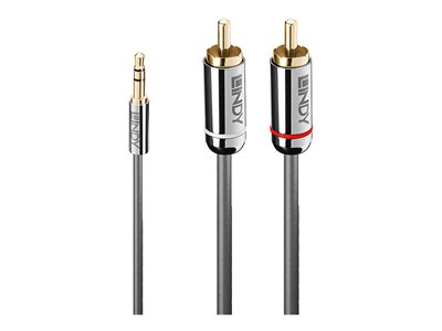 LINDY Audiokabel an Phono 3.5mm Cromo line 1m von Lindy