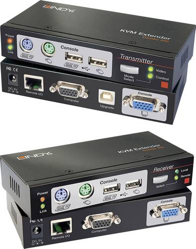 LINDY Cat.5 KVM Extender Combo 300 KVM Extender über Netzwerkkabel RJ45 300m LINDY Cat.5 KVM Extender Combo 300 KVM Extender über Netzwerkkabel RJ45 300m von Lindy