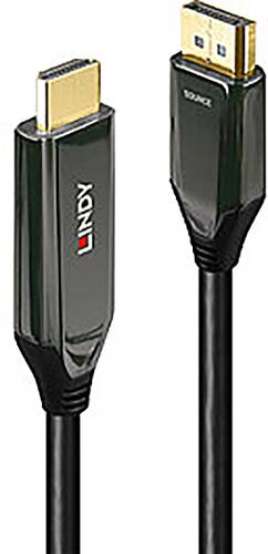 LINDY DisplayPort / HDMI Adapterkabel DisplayPort Stecker, HDMI-A Stecker 3.00m Schwarz 40932 Displa von Lindy