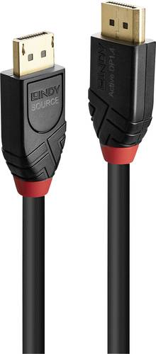 LINDY DisplayPort Anschlusskabel DisplayPort Stecker, DisplayPort Stecker 5.00m Schwarz 41167 Ultra von Lindy
