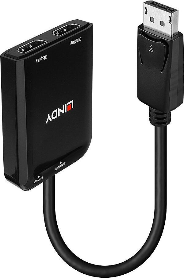 LINDY DisplayPort auf 2 Port HDMI MST Hub (38433) von Lindy