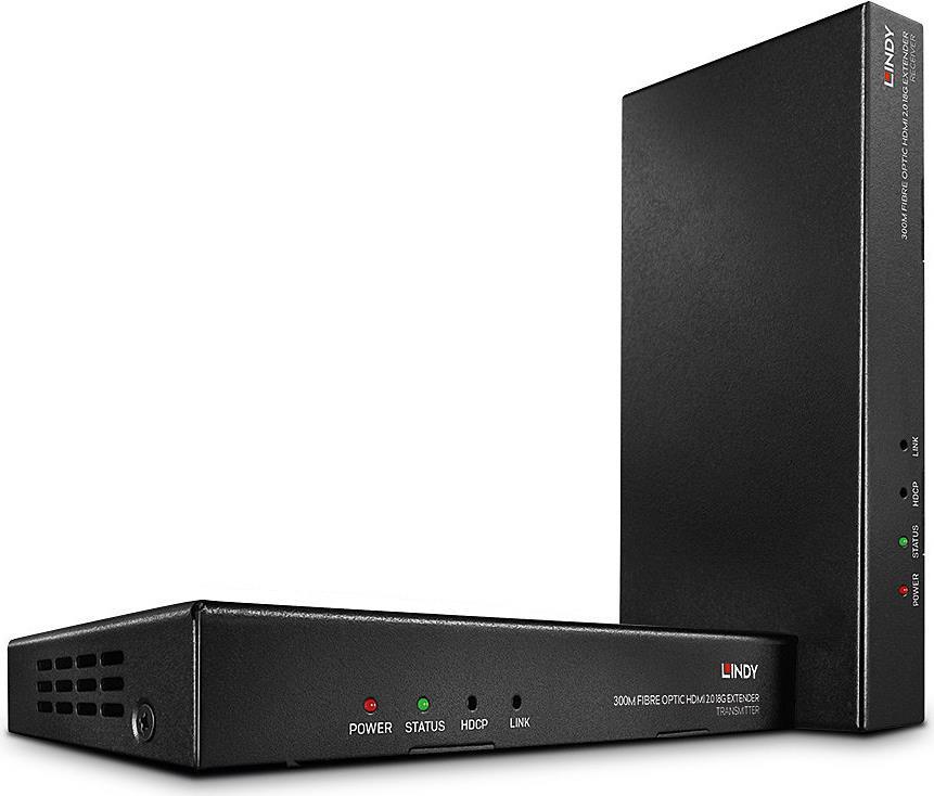 LINDY Fibre Optic HDMI 2.0 18G & IR Extender - Erweiterung für Video/Audio - HDMI - bis zu 300 m LINDY Fibre Optic HDMI 2.0 18G & IR Extender - Erweiterung für Video/Audio - HDMI - bis zu 300 m von Lindy