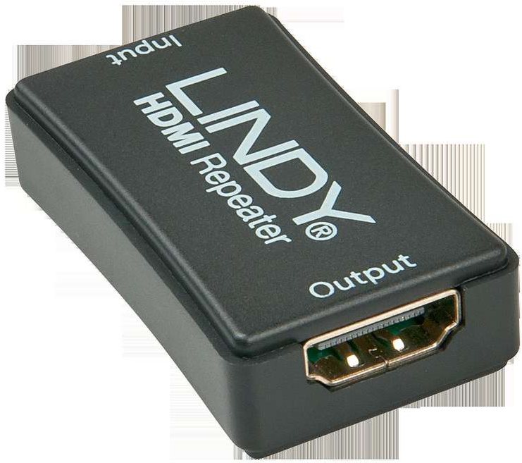 LINDY HDMI 4K Repeater / Extender - Erweiterung für Video/Audio - HDMI - bis zu 50 m (38015) von Lindy