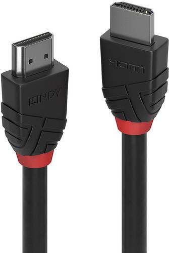 LINDY HDMI Anschlusskabel HDMI-A Stecker, HDMI-A Stecker 0.50m Schwarz 36470 HDMI-Kabel von Lindy