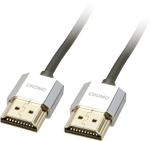 LINDY HDMI Anschlusskabel HDMI-A Stecker, HDMI-A Stecker 0.50m Schwarz 41670 HDMI-Kabel von Lindy