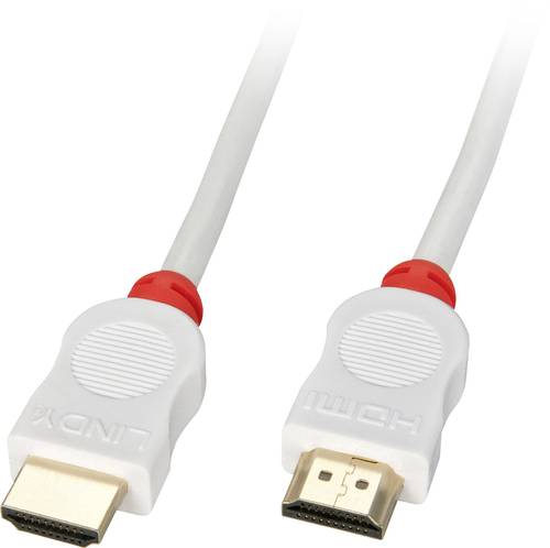 LINDY HDMI Anschlusskabel HDMI-A Stecker, HDMI-A Stecker 1.00m Rot 41411 HDMI-Kabel von Lindy