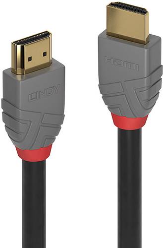 LINDY HDMI Anschlusskabel HDMI-A Stecker, HDMI-A Stecker 2.00m Schwarz 36963 HDMI-Kabel von Lindy