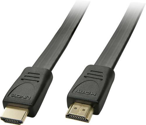 LINDY HDMI Anschlusskabel HDMI-A Stecker, HDMI-A Stecker 2.00m Schwarz 36997 HDMI-Kabel von Lindy