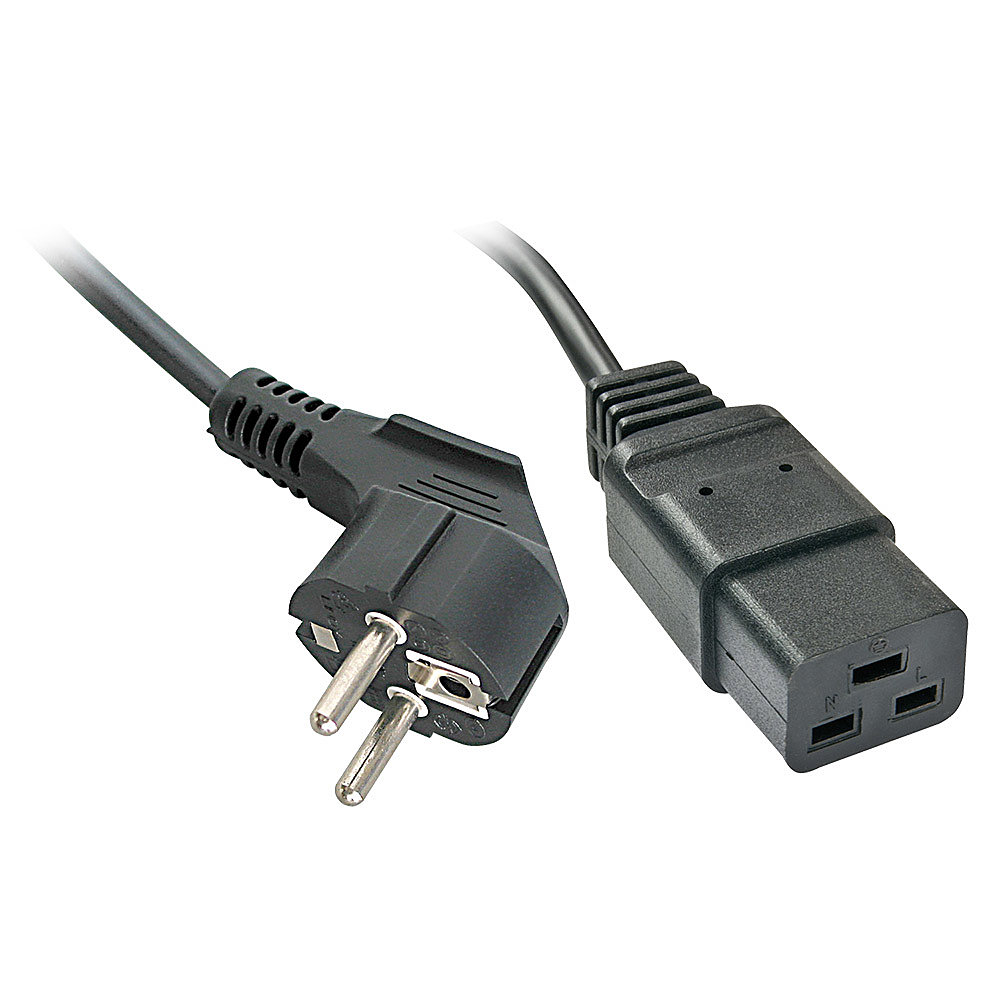 LINDY IEC-Netzkabel 320C19-Schuko 2m LINDY IEC-Netzkabel 320C19-Schuko 2m von Lindy