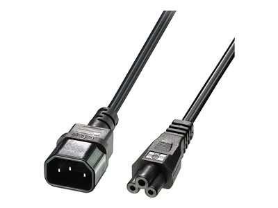 LINDY IEC-Netzkabel C14 an C5 1m LINDY IEC-Netzkabel C14 an C5 1m von Lindy