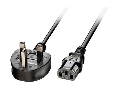 LINDY IEC-Netzkabel UK IEC-320 C13 5A 3 Pin 2m von Lindy