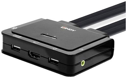 LINDY KVM-Umschalter HDMI Maus, Tastatur 3840 x 2160 Pixel LINDY KVM-Umschalter HDMI Maus, Tastatur 3840 x 2160 Pixel von Lindy
