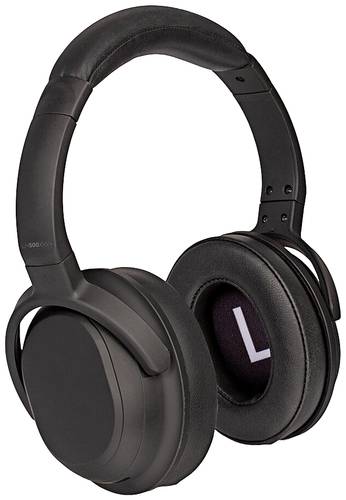 LINDY LH500XW+ HiFi Over Ear Kopfhörer Bluetooth® Stereo Schwarz Noise Cancelling von Lindy