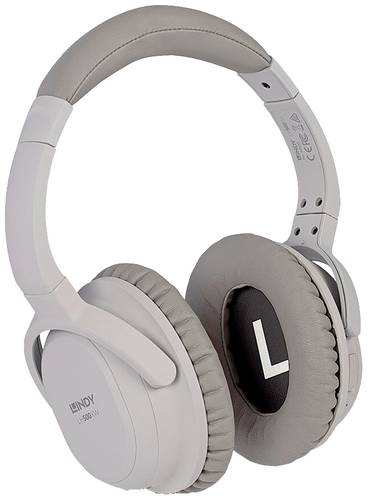 LINDY LH500XW HiFi Over Ear Kopfhörer Bluetooth® Stereo Grau Noise Cancelling von Lindy