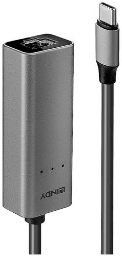 LINDY Netzwerkadapter 2.5 GBit/s USB-C® USB 3.1 (Gen 1), Gigabit-LAN (1/2.5 Gbit/s), RJ45 von Lindy