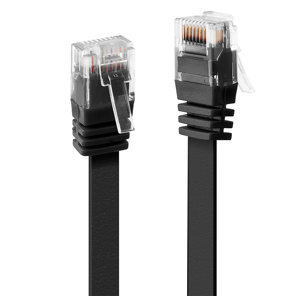 LINDY Patchkabel Cat6 Flachband ungeschirmt schwarz 1.00m LINDY Patchkabel Cat6 Flachband ungeschirmt schwarz 1.00m von Lindy