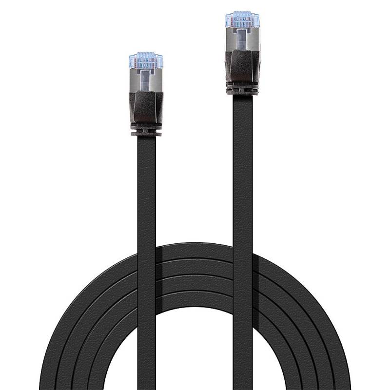 LINDY Patchkabel Cat6A U/FTP Flachband schwarz 3.00m von Lindy