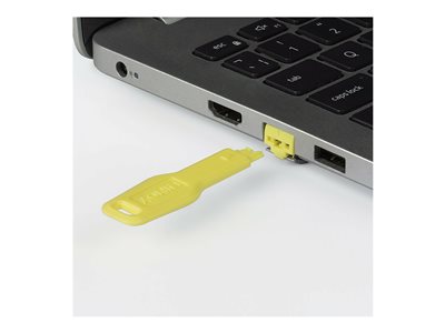LINDY Schlüssel für RJ45 Port Schloss, gelb (47900 u 47901) von Lindy