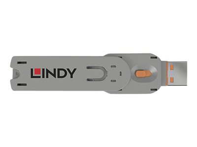 LINDY Schlüssel für USB Port Schloss orange LINDY Schlüssel für USB Port Schloss orange von Lindy
