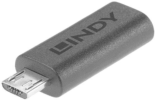 LINDY USB 2.0 Adapter [1x USB-C® Buchse - 1x USB 2.0 Stecker Micro-B] von Lindy