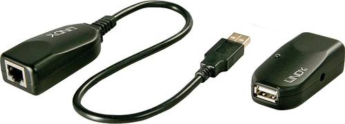 LINDY USB 2.0 Cat.5 Extender 50m Classic USB Extender über Netzwerkkabel RJ45 50m von Lindy