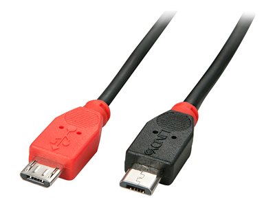 LINDY USB 2.0 Kabel Typ Micro-B/Micro-B M/M OTG 0.5m LINDY USB 2.0 Kabel Typ Micro-B/Micro-B M/M OTG 0.5m von Lindy