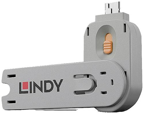 LINDY USB-A Port Schlüssel Orange 40623 von Lindy