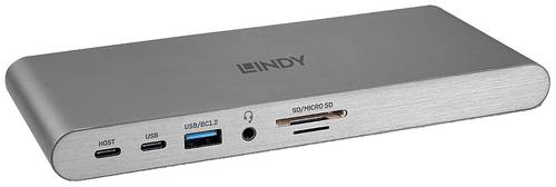 LINDY USB-C® Dockingstation 43349 Passend für Marke: Universal von Lindy