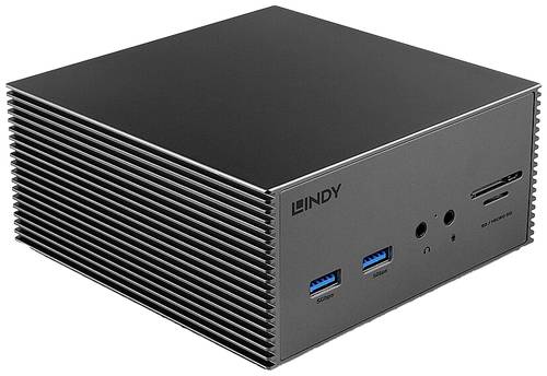 LINDY USB-C® Dockingstation 43378 Passend für Marke: Universal USB-C® Power Delivery, integrierte von Lindy