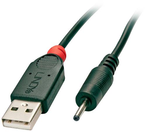 LINDY USB-Kabel USB 2.0 USB-A Stecker, DC Stecker 2,5mm 1.50m Schwarz 70265 von Lindy
