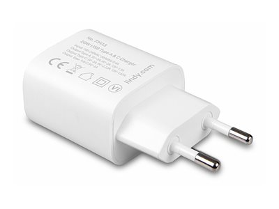 LINDY USB Typ A & C Charger 20W, weiß LINDY USB Typ A & C Charger 20W, weiß von Lindy