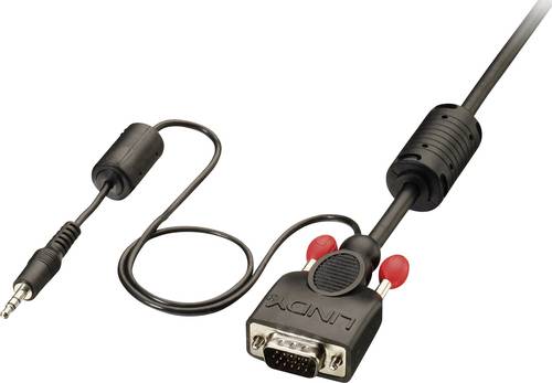LINDY VGA / Klinke Anschlusskabel VGA 15pol. Stecker, Klinkenstecker 3,5 mm, VGA 15pol. Stecker, Kli LINDY VGA / Klinke Anschlusskabel VGA 15pol. Stecker, Klinkenstecker 3,5 mm, VGA 15pol. Stecker, Kli von Lindy