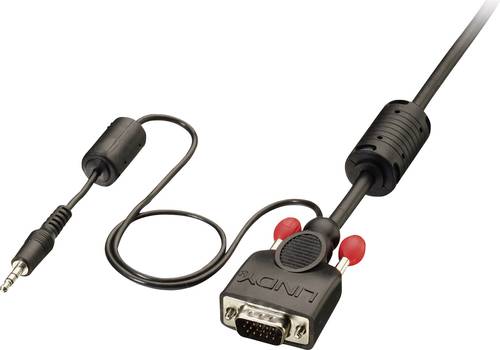 LINDY VGA / Klinke Anschlusskabel VGA 15pol. Stecker, VGA 15pol. Stecker 5.00m Schwarz 37301 VGA-Kab LINDY VGA / Klinke Anschlusskabel VGA 15pol. Stecker, VGA 15pol. Stecker 5.00m Schwarz 37301 VGA-Kab von Lindy