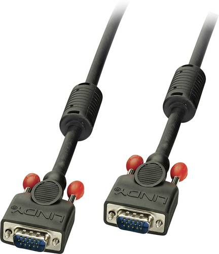 LINDY VGA Anschlusskabel VGA 15pol. Stecker, VGA 15pol. Stecker 0.50m Schwarz 36371 VGA-Kabel LINDY VGA Anschlusskabel VGA 15pol. Stecker, VGA 15pol. Stecker 0.50m Schwarz 36371 VGA-Kabel von Lindy