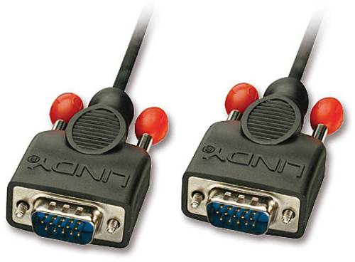 LINDY VGA Anschlusskabel VGA 15pol. Stecker, VGA 15pol. Stecker 2.00m Schwarz 31441 VGA-Kabel von Lindy