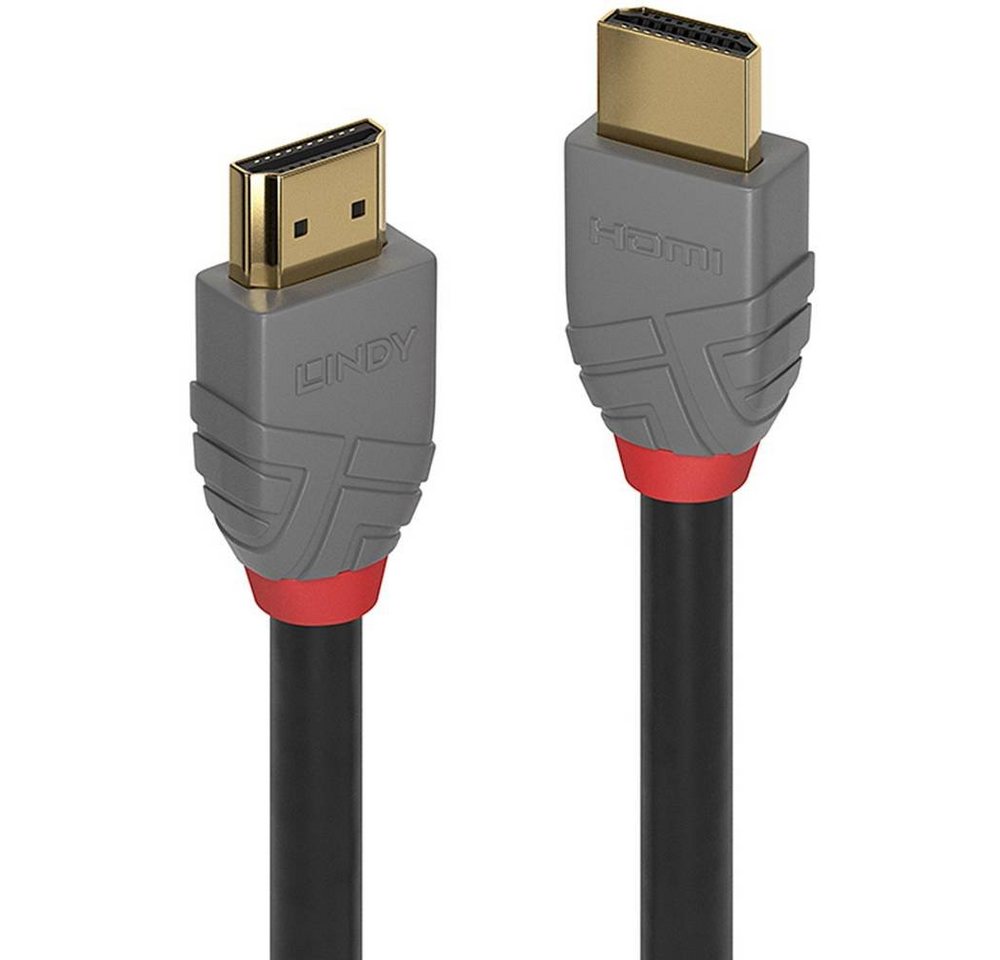 Lindy 0.5m HDMI High Speed HDMI Kabel, Anthra Line HDMI-Kabel, 4K UHD Lindy 0.5m HDMI High Speed HDMI Kabel, Anthra Line HDMI-Kabel, 4K UHD von Lindy