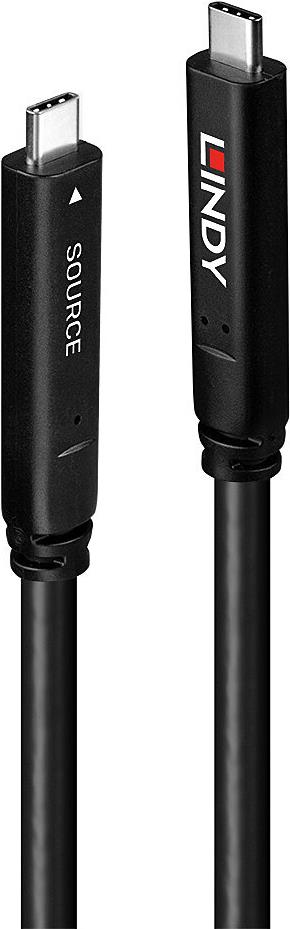 Lindy 10m USB 3.2 Gen 2 & DP 1.4 Typ C Hybrid Cable (43398) von Lindy