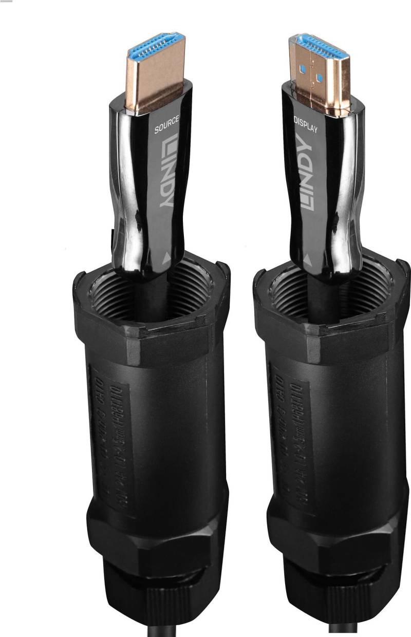 Lindy 10m gepanzert Fibre Optic Hybrid HDMI 8K60 Kabel (38527) von Lindy