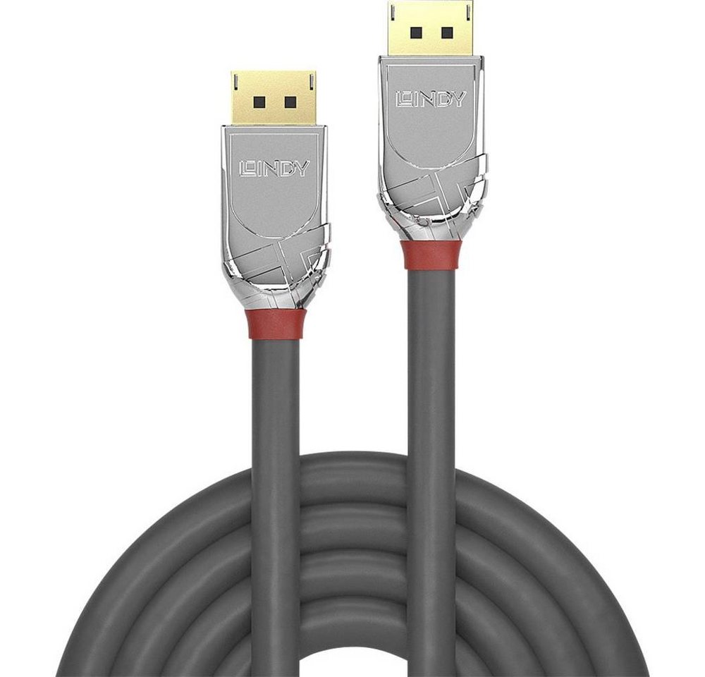 Lindy 1m DisplayPort 1.4 Kabel, Cromo Line HDMI-Kabel, (1.00 cm) von Lindy
