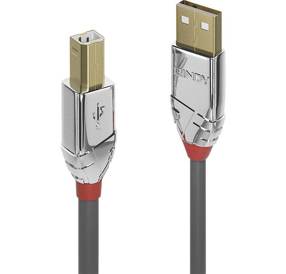 Lindy 1m USB 2 Typ A an B Kabel, Cromo Line USB-Kabel von Lindy