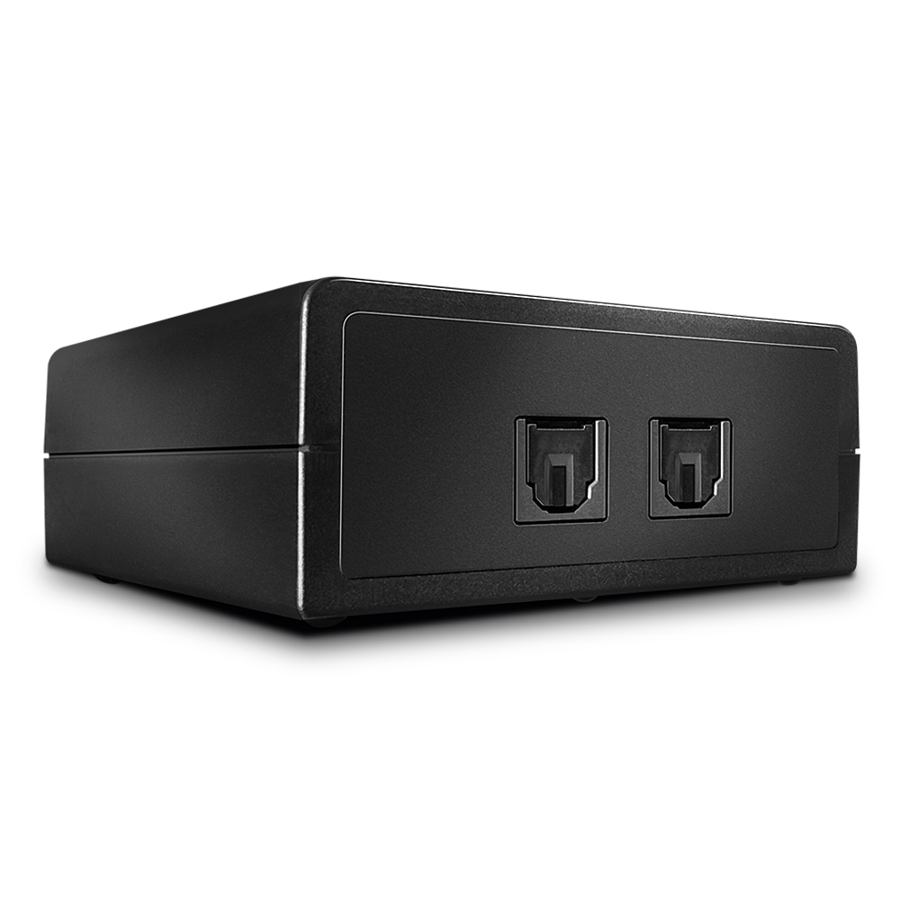 Lindy 2 Port Automatic Optical Audio Switch - Audio-Switch - 2 x TOSLINK - Desktop (70436) von Lindy