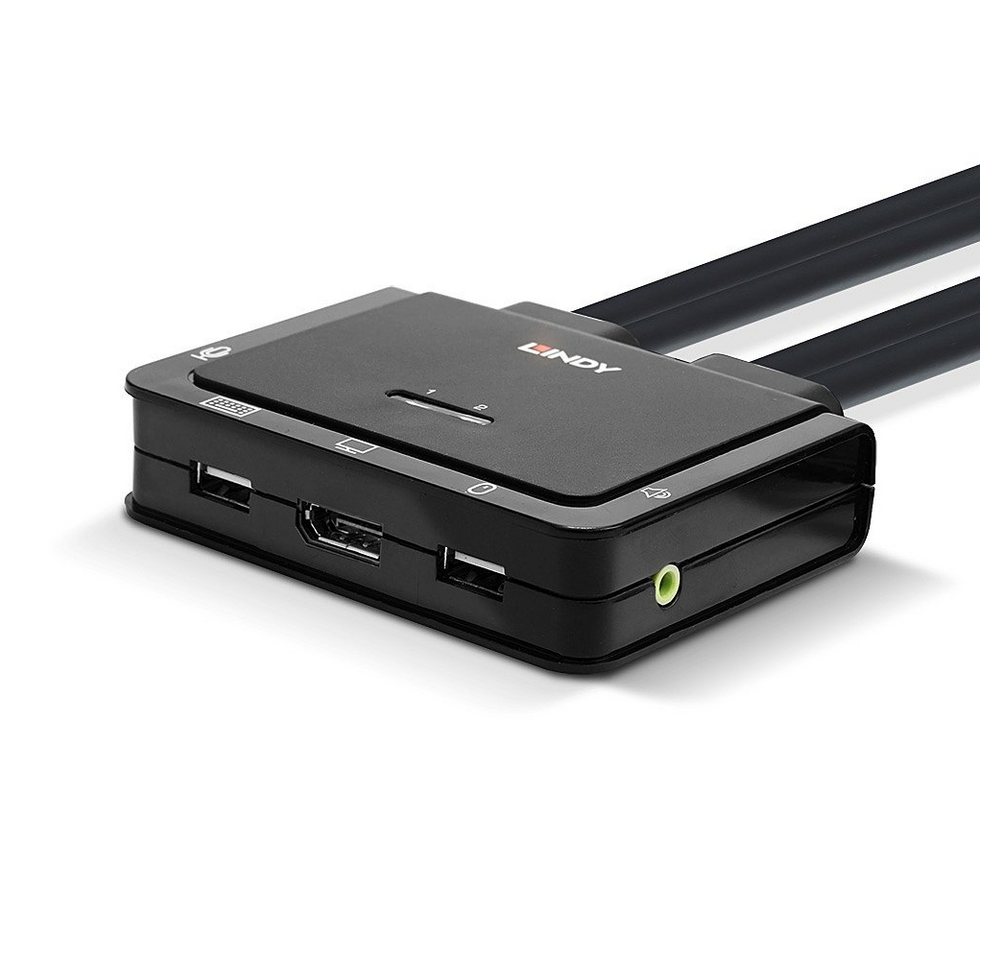Lindy 2 Port DisplayPort 1.2 - KVM Switch - schwarz Computer-Adapter Lindy 2 Port DisplayPort 1.2 - KVM Switch - schwarz Computer-Adapter von Lindy